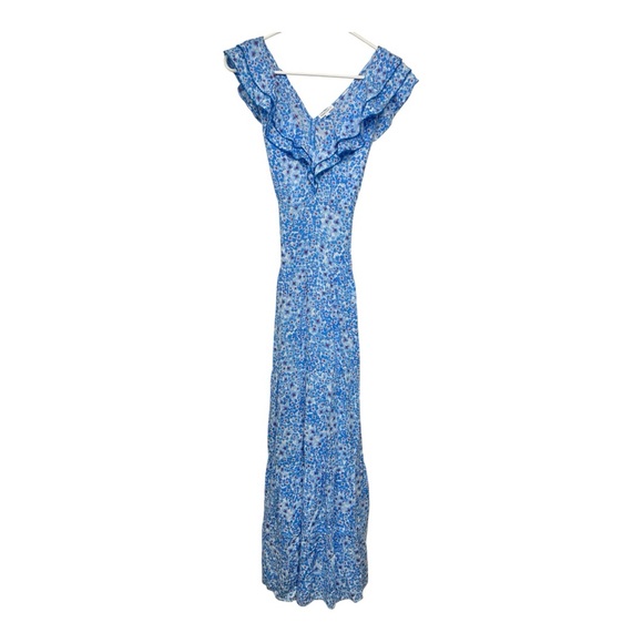 Poupette St Barth Della Midi Dress XS Viscose Revolve - Picture 2 of 6